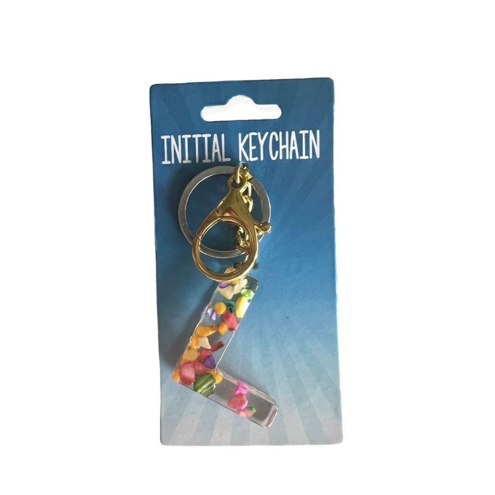 New Kalan Letter L Initial Keychain
